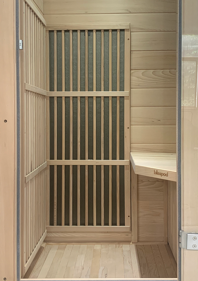 Blisspod Vienna Infrared Canadian Hemlock - 1 Person Sauna