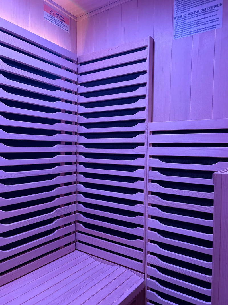 Blisspod Milano Full Spectrum Sauna Canadian Hemlock 2 Person