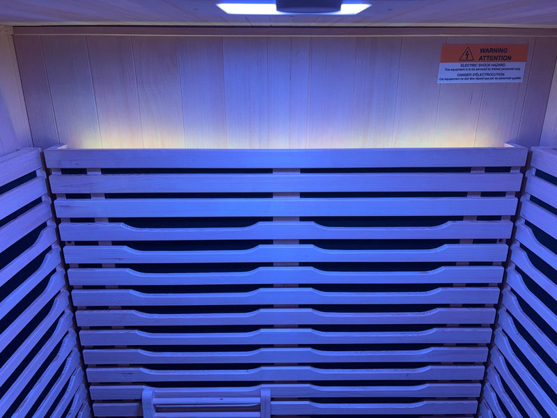 Blisspod Milano Full Spectrum Sauna Canadian Hemlock 2 Person