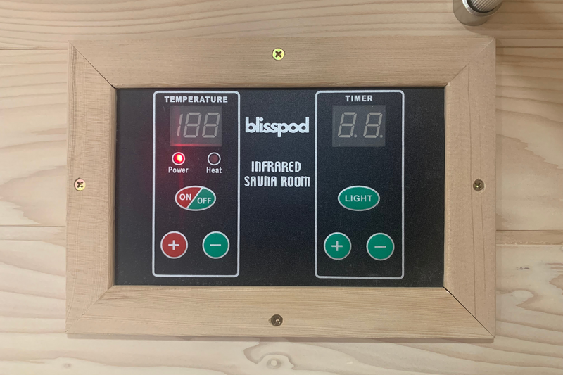 Blisspod Vienna Infrared Canadian Hemlock - 1 Person Sauna