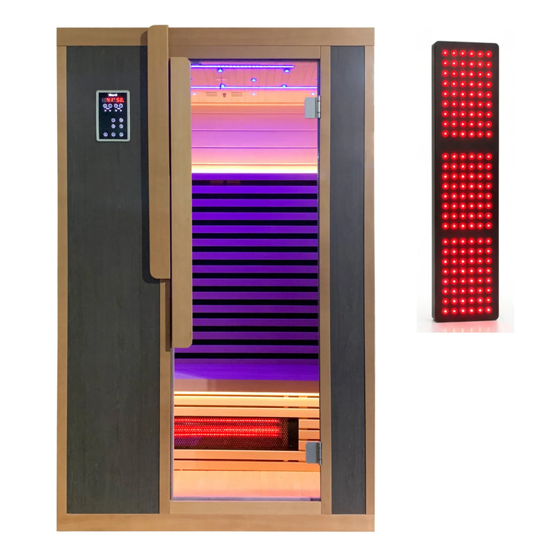 Blisspod Bergen Full Spectrum Ultimate Indoor Sauna with Red Light Therapy 2 Person