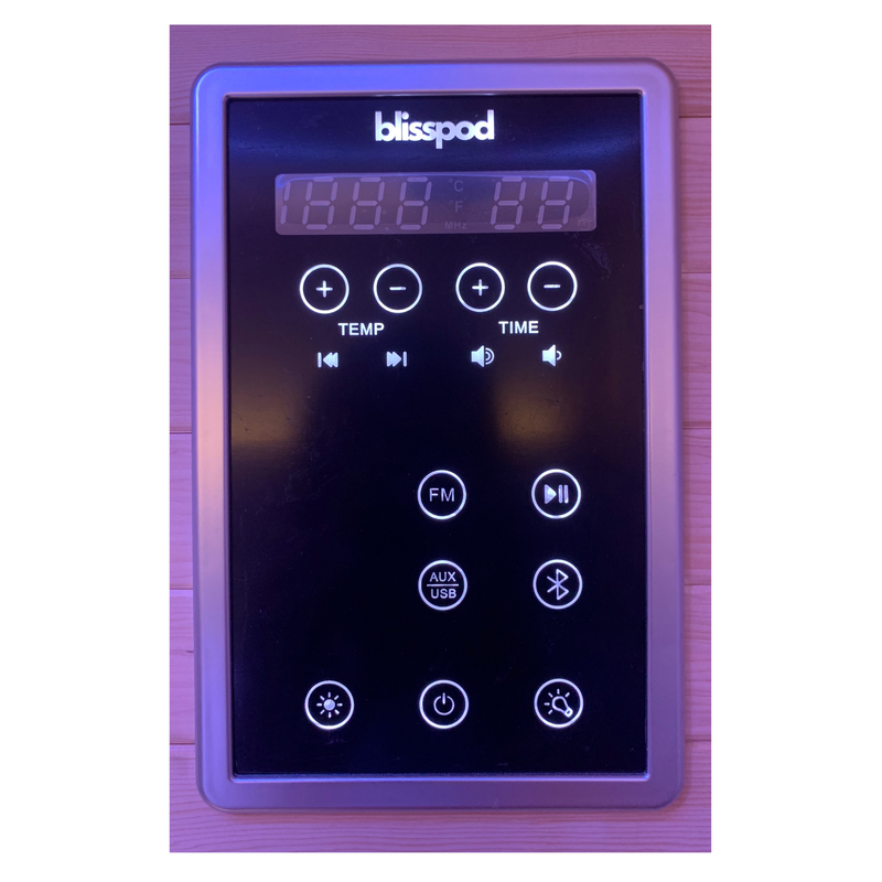 Blisspod Bergen Full Spectrum Ultimate Indoor Sauna with Red Light Therapy 2 Person