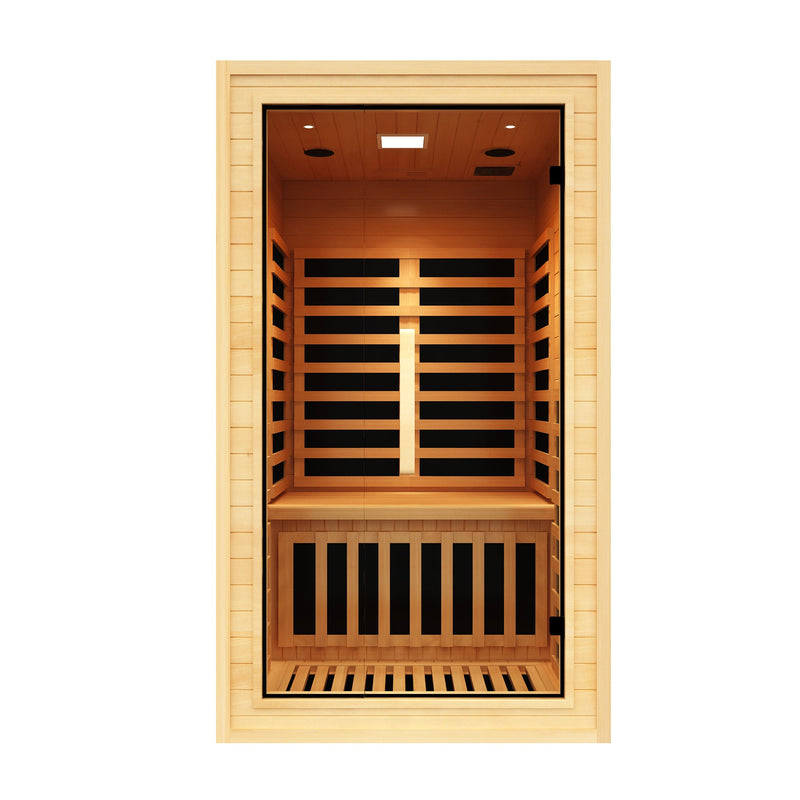 NiceBeam 1–2 Person Infrared Sauna with Red Light Therapy