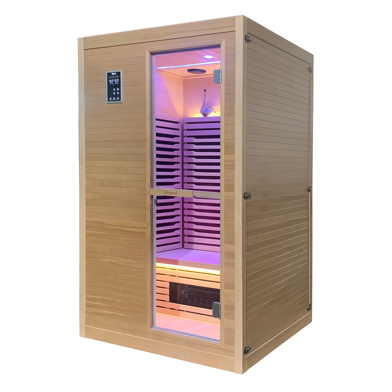 Blisspod Helsinki Full Spectrum Ultimate Indoor Sauna with Red Light Therapy 2 Person