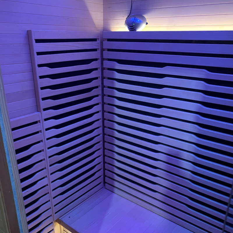 Blisspod Helsinki Full Spectrum Ultimate Indoor Sauna with Red Light Therapy 2 Person