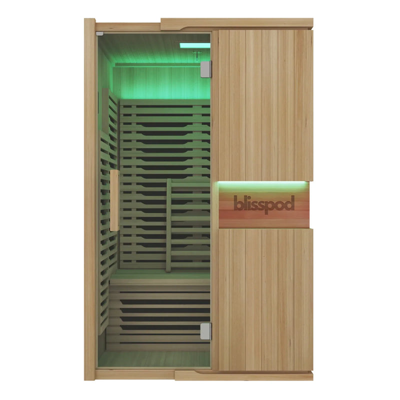 Blisspod Milano Full Spectrum Sauna Canadian Hemlock 2 Person