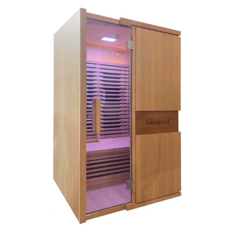 Blisspod Milano Full Spectrum Sauna Canadian Hemlock 2 Person