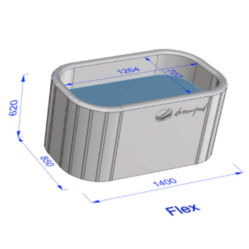Dreampod Ice Bath Flex Premium Inflatable PVC Reinforced Floatation Tank