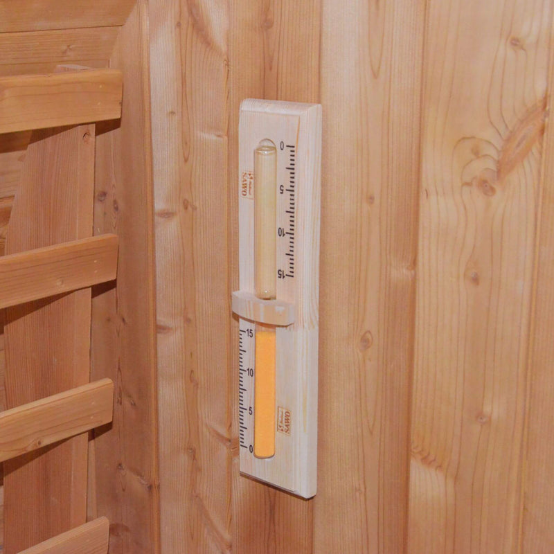 Thermora Ignite Large Premium American White Oak Outdoor Wooden Barrel Sauna With 4.5KW Sauna Heater