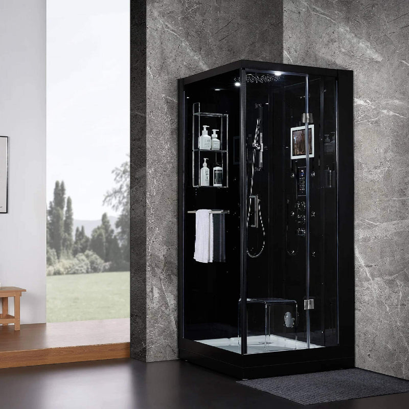 Platinum Arrezo Steam Shower With Rainfall Ceiling Shower