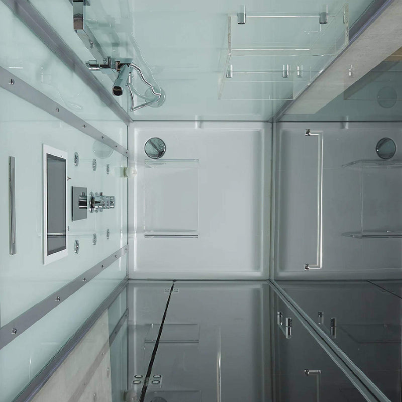 Platinum Arrezo Steam Shower With Rainfall Ceiling Shower