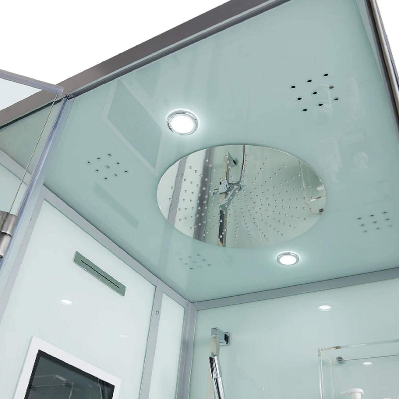 Platinum Arrezo Steam Shower With Rainfall Ceiling Shower