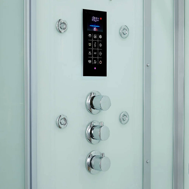 Platinum Arrezo Steam Shower With Rainfall Ceiling Shower