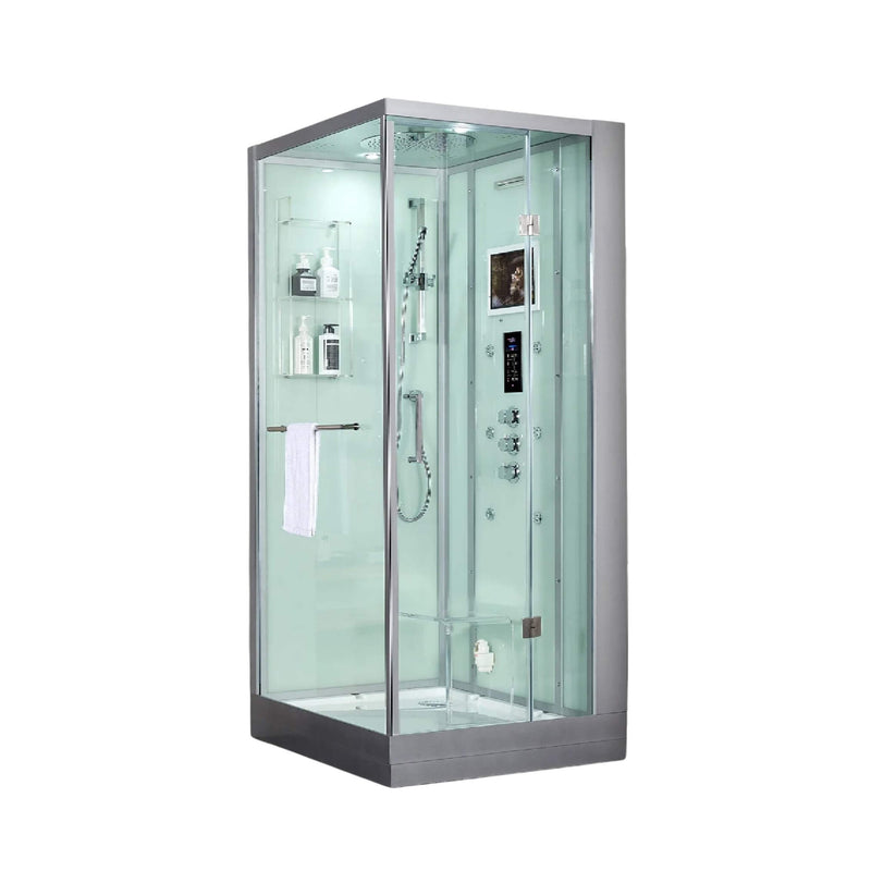 Platinum Arrezo Steam Shower With Rainfall Ceiling Shower