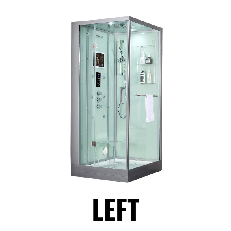 Platinum Arrezo Steam Shower With Rainfall Ceiling Shower