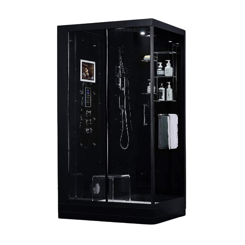 Maya Bath Platinum Lucca Steam Shower With LCD Touchscreen Controls