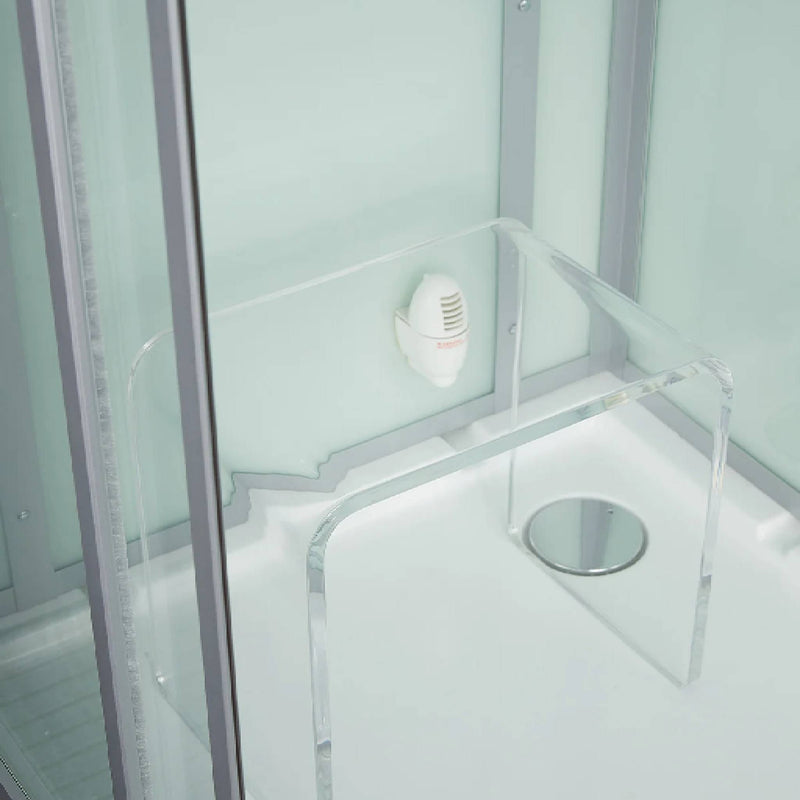 Maya Bath Platinum Lucca Steam Shower With LCD Touchscreen Controls