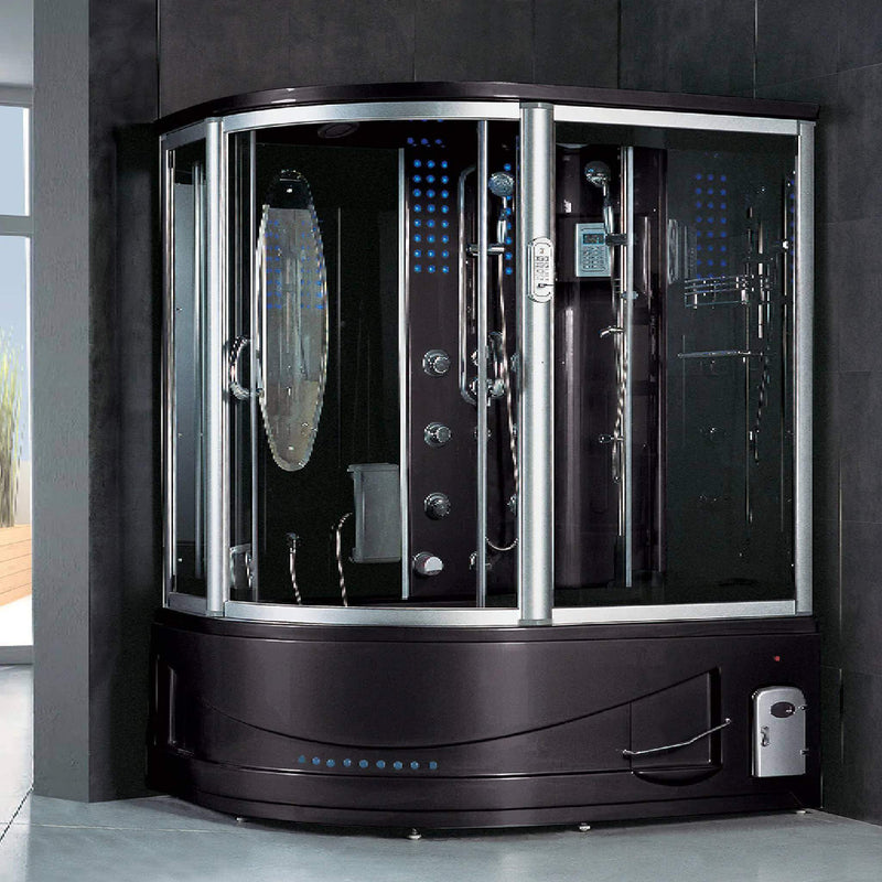 Siena Steam Shower With 10 Acupuncture Jets