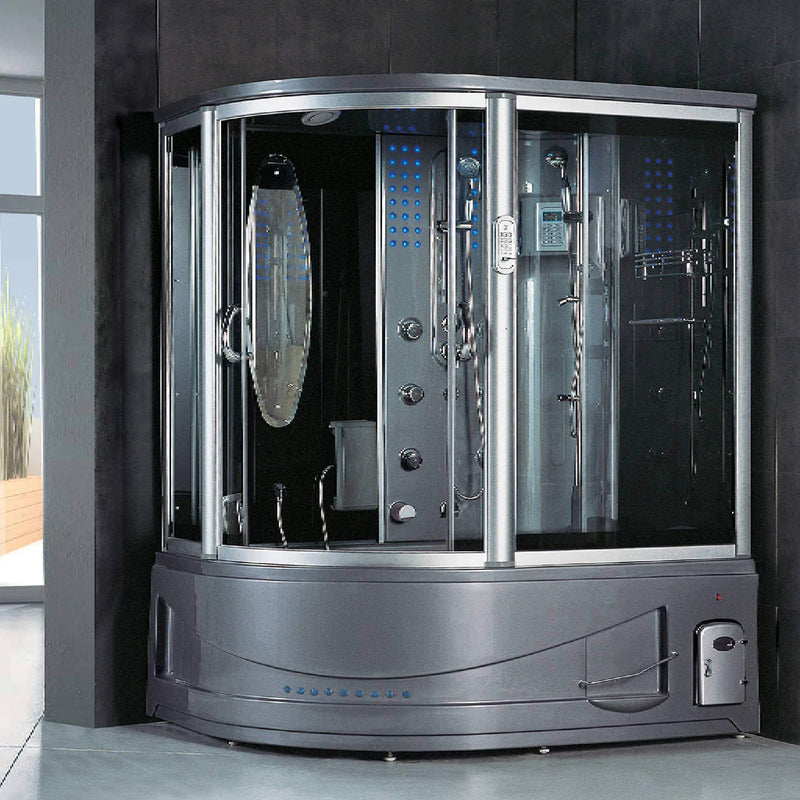Siena Steam Shower With 10 Acupuncture Jets