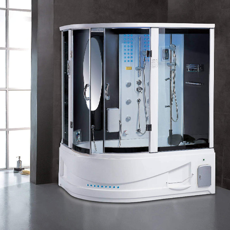Siena Steam Shower With 10 Acupuncture Jets