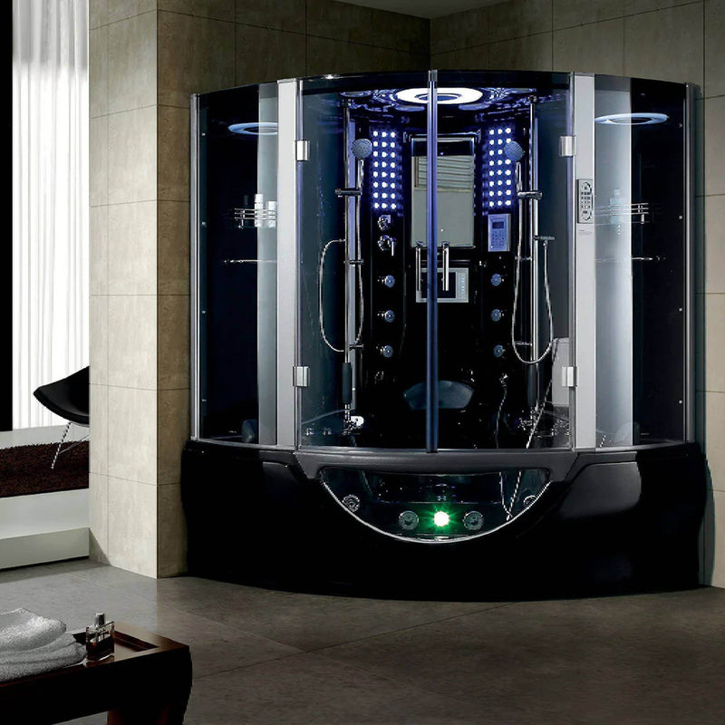 Valencia Steam Shower Massage Bathtub With LCD TV