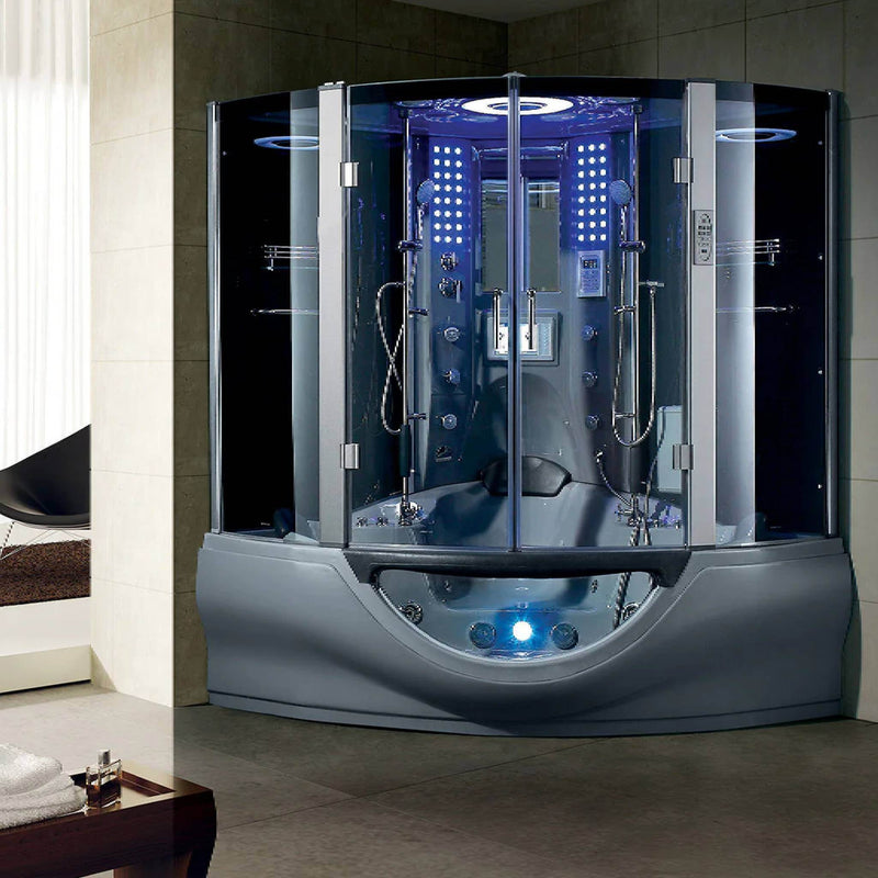 Valencia Steam Shower Massage Bathtub With LCD TV