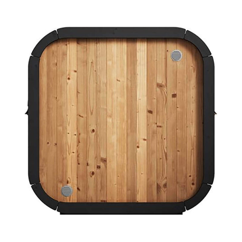 SaunaLife Model CL4G 3-Person Cube-Series Luxury Wooden Outdoor Home Sauna Kit