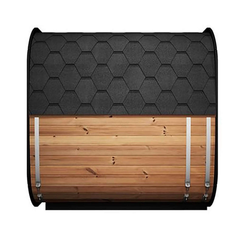 SaunaLife Model CL7G 6-Person Cube-Series Luxury Wooden Outdoor Home Sauna Kit