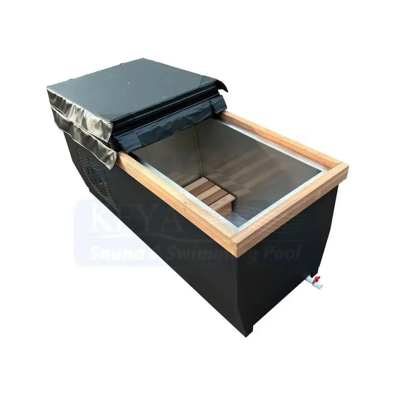 Stainless Steel Cold Plunge With Integrated Chiller
