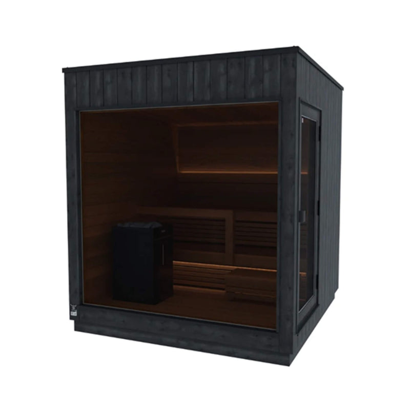 ThermaSol Nordic Misty 2-5 Person Fully-Assembled Outdoor Modular Sauna Cabin